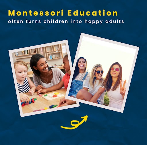 Read more about the article Montessori Education often turns children into happy adults