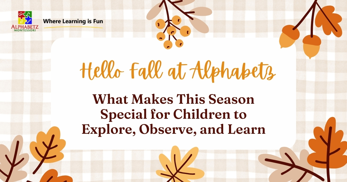 You are currently viewing Hello Fall at Alphabetz: What Makes This Season Special for Children to Explore, Observe, and Learn